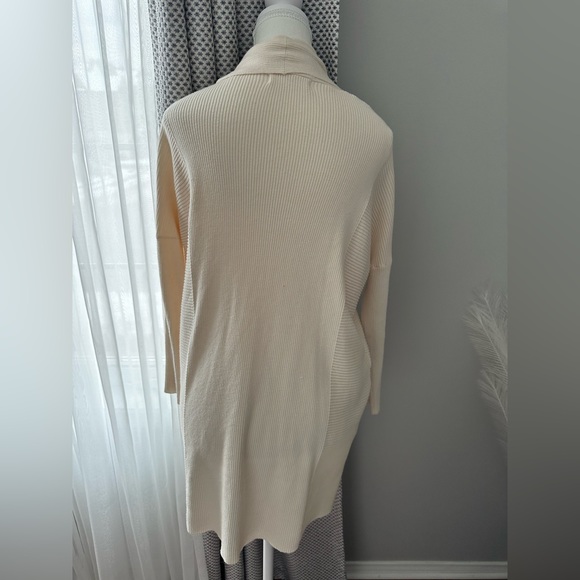 Mango Ribbed Long Cardigan - Cream - Picture 4 of 5